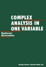 Complex analysis in one variable
