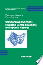 Semiconcave Functions, Hamilton—Jacobi Equations, and Optimal Control