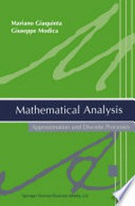 Mathematical Analysis: Approximation and Discrete Processes 