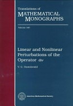 Linear and nonlinear perturbations of the operator div /