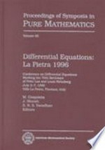Differential equations: La Pietra 1996 : Conference on Differential Equations marking the 70th birthdays of Peter Lax and Louis Nirenberg, July 3-7, 1996, Villa La Pietra, Florence, Italy