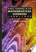 What' s happening in the mathematical sciences, 1998-1999