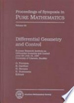 Differential geometry and control: summer Research Institute on differential geometry and control, June 29-July 19, 1997, University of Colorado, Boulder