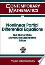Nonlinear partial differential equations: International conference on Nonlinear partial differential equations and application, March 21-24, 1998, Northwestern University