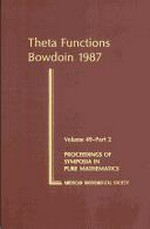 Theta functions, Bowdoin 1987