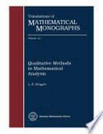 Qualitative methods in mathematical analysis