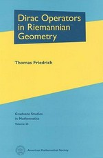 Dirac operator in Riemannian geometry