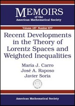 Recent developments in the theory of Lorentz spaces and weighted inequalities