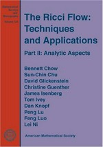The Ricci flow: techniques and applications. Part II : Analytical aspects