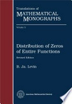 Distribution of zeros of entire functions
