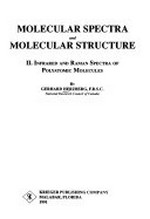 Molecular spectra and molecular structure. Vol. 2: infrared and Raman spectra of polyatomic molecules /
