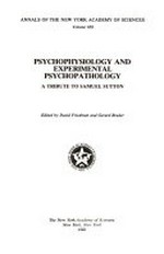 Psychophysiology and experimental psychopathology: a tribute to Samuel Sutton