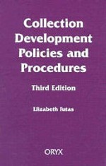 Collection development policies and procedures