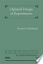 Optimal design of experiments