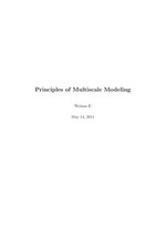 Principles of multiscale modeling