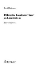 Differential Equations: Theory and Applications