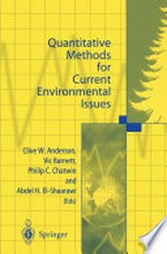 Quantitative Methods for Current Environmental Issues