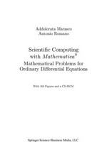 Scientific Computing with Mathematica® Mathematical Problems for Ordinary Differential Equations /
