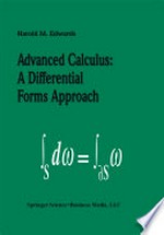 Advanced Calculus: A Differential Forms Approach 