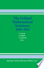 The Gelfand Mathematical Seminars, 1990–1992