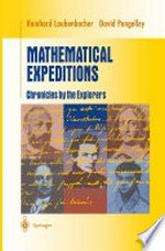Mathematical Expeditions: Chronicles by the Explorers /