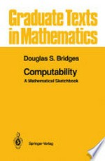 Computability: A Mathematical Sketchbook 