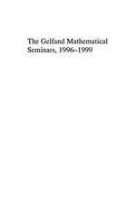 The Gelfand Mathematical Seminars, 1996–1999