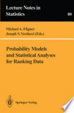Probability Models and Statistical Analyses for Ranking Data