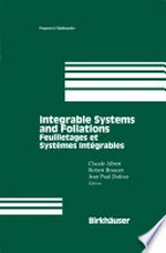 Integrable Systems and Foliations: Feuilletages et Systèmes Intégrables 