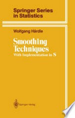 Smoothing Techniques: With Implementation in S 