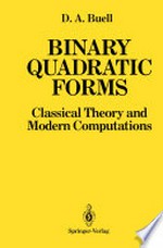 Binary Quadratic Forms: Classical Theory and Modern Computations 