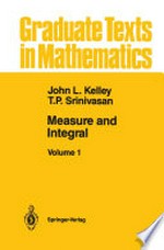 Measure and Integral: Volume 1 /