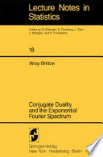 Conjugate Duality and the Exponential Fourier Spectrum