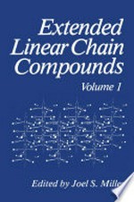 Extended Linear Chain Compounds: Volume 1 /