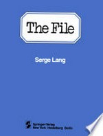 The File: Case Study in Correction (1977–1979) /