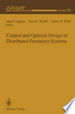 Control and Optimal Design of Distributed Parameter Systems