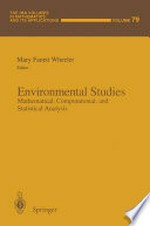 Environmental Studies: Mathematical, Computational, and Statistical Analysis /