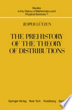 The Prehistory of the Theory of Distributions