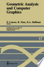 Geometric Analysis and Computer Graphics: Proceedings of a Workshop held May 23–25, 1988 /