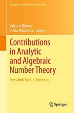 Contributions in Analytic and Algebraic Number Theory: Festschrift for S. J. Patterson 