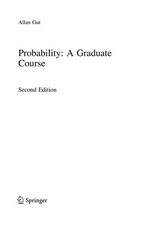 Probability: A Graduate Course: A Graduate Course