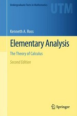 Elementary Analysis: The Theory of Calculus 