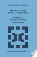 Handbook of Multivalued Analysis: Volume II: Applications /