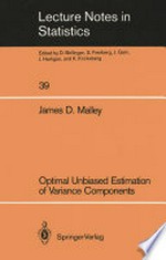 Optimal Unbiased Estimation of Variance Components