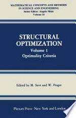 Structural Optimization: Volume 1: Optimality Criteria /