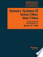 Sensory Systems: II: Senses Other than Vision /