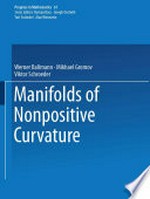 Manifolds of Nonpositive Curvature
