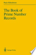 The Book of Prime Number Records