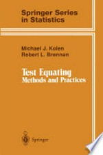 Test Equating: Methods and Practices 