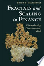 Fractals and Scaling in Finance: Discontinuity, Concentration, Risk. Selecta Volume E 